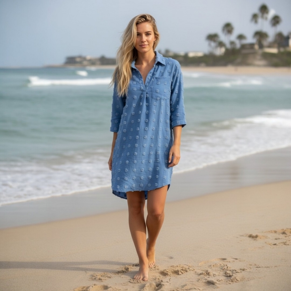 NEW Pinup Fashion Shirt Dress Coverup